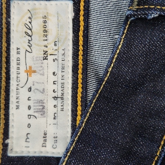 Imogene + Willie Imogene Slim Indigo Water Dip 26 - Picture 7 of 11